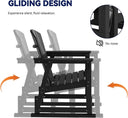 HDPE Outdoor Patio Rocking Chair