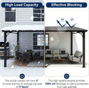 Outdoor Wall Mount Gazebo Shelter