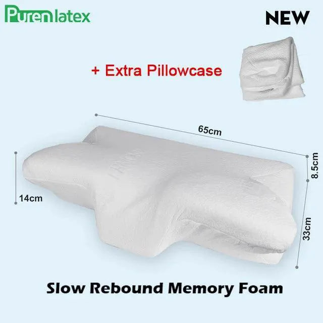 Ergonomic Memory Foam Neck Pillow For Neck Pain Relief