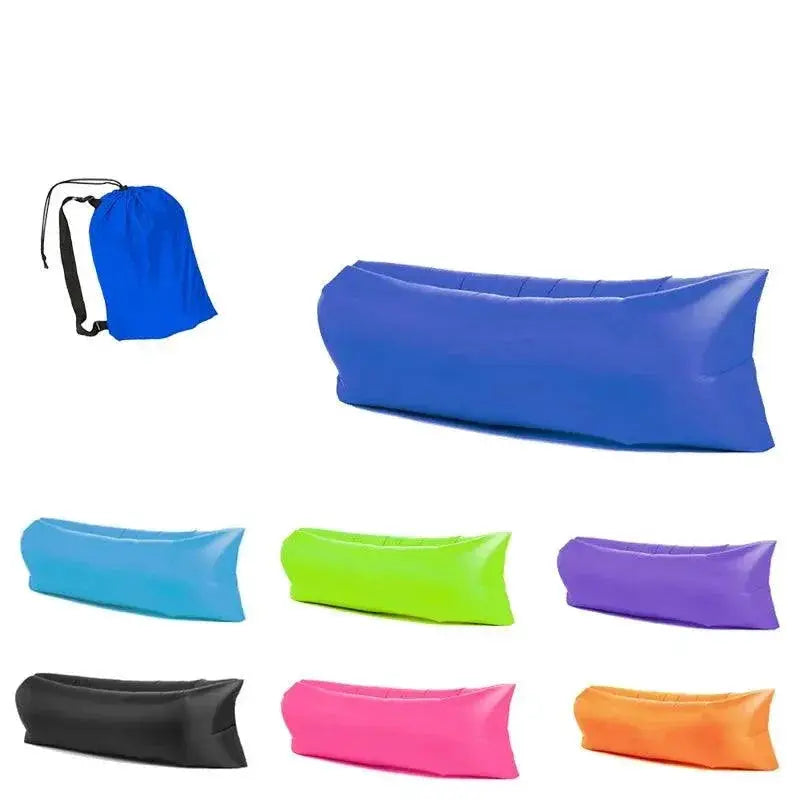 Outdoor Portable Inflatable Lazy Sofa Bed Chair Easy Comfort