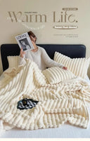 Anti-Pilling Plush Blanket for Home Use