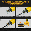 20V Reciprocating Saw 0 To 3000 SPM Ergonomic Tool