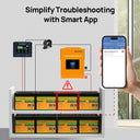 LiFePo4 12V 100Ah Bluetooth Battery