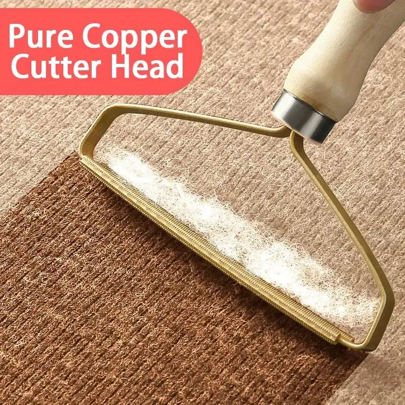Portable Pet Hair Remover Brush Manual Lint Shaver Tool