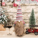Wine Bottle Covers for Christmas Decor