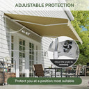 Manual Retractable Patio Shade Canopy