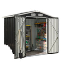 Heavy Duty Black Metal Garden Shed
