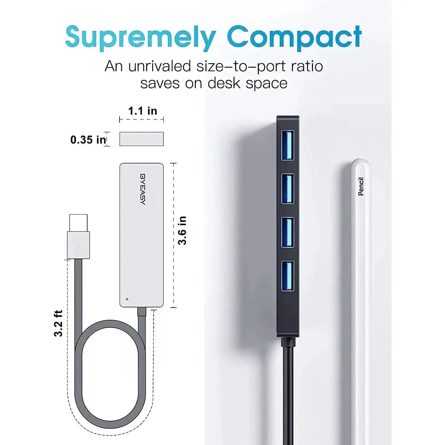 USB Hub Splitter For Enhanced Connectivity And Fast Transfer