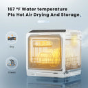 EUHOMY Portable Countertop Dishwasher with Built-In Water Tank