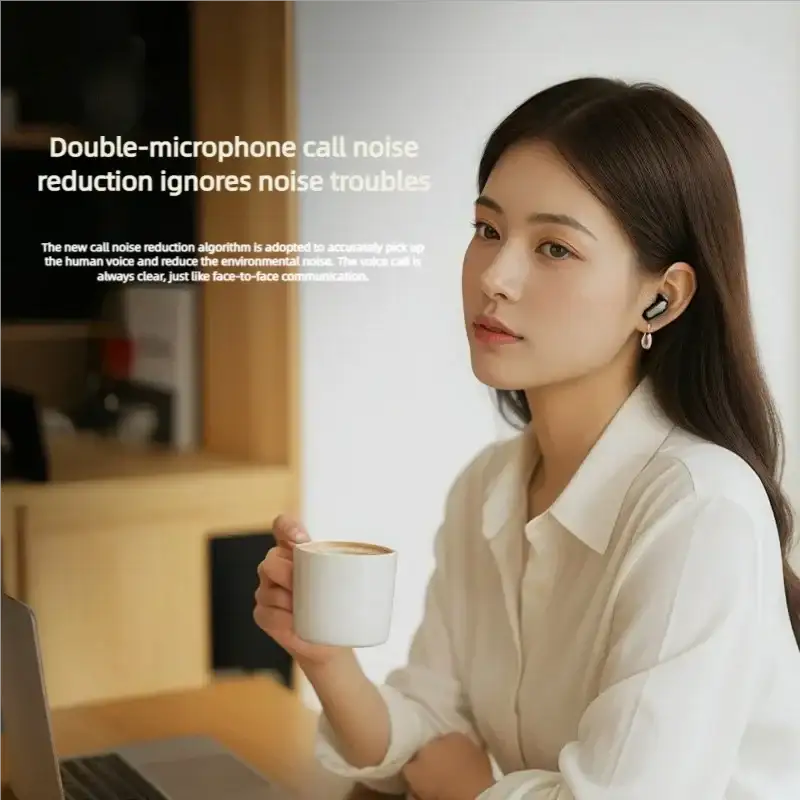 2026 New Wireless Bluetooth Headset ENC Noise Reduction HIFI High-Quality Sports Headset In-Ear Low-Delay Game Headset