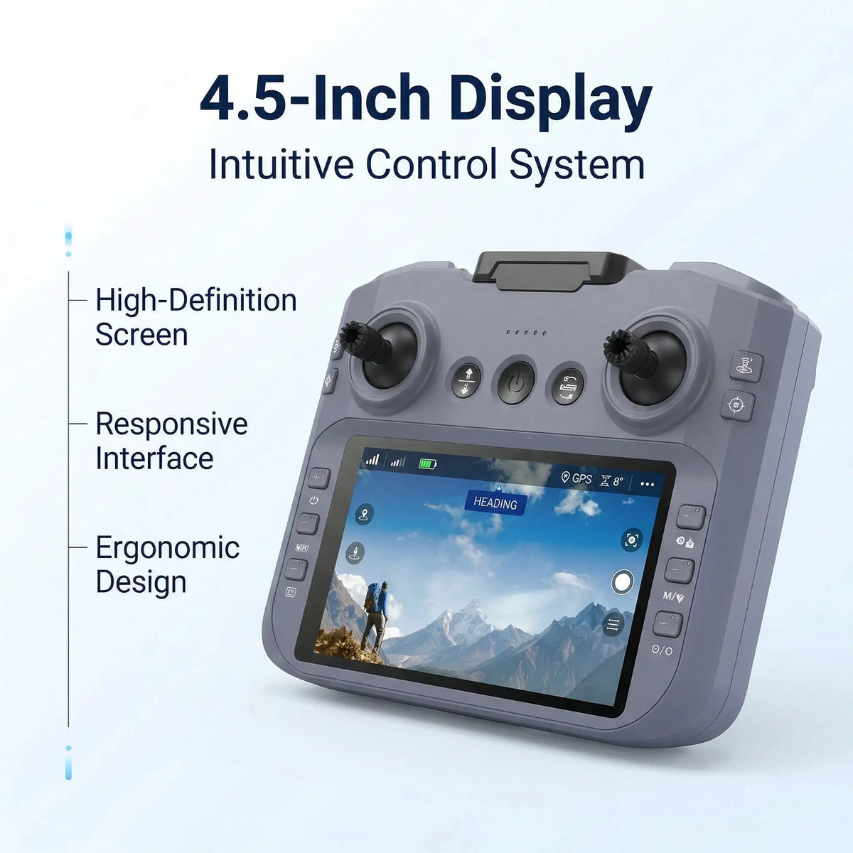 2026 New X226 Screen Remote Control Drone, Brushless Motor Optical Flow Altitude Hold,Dual Camera Switch,Headless Mode