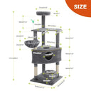 Cat Tree for Indoor Cats Keeps Active