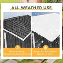 Nordivale 10x12ft Metal Storage Shed