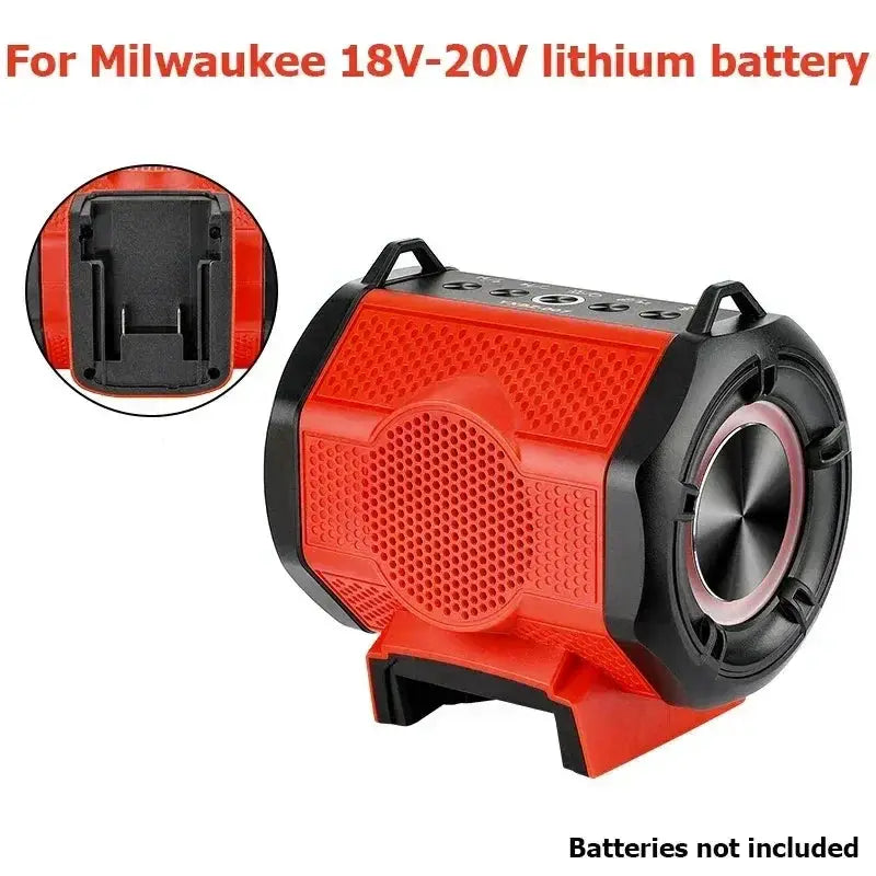 Enhanced Bass Bluetooth Speaker For Makita Milwaukee Bosch