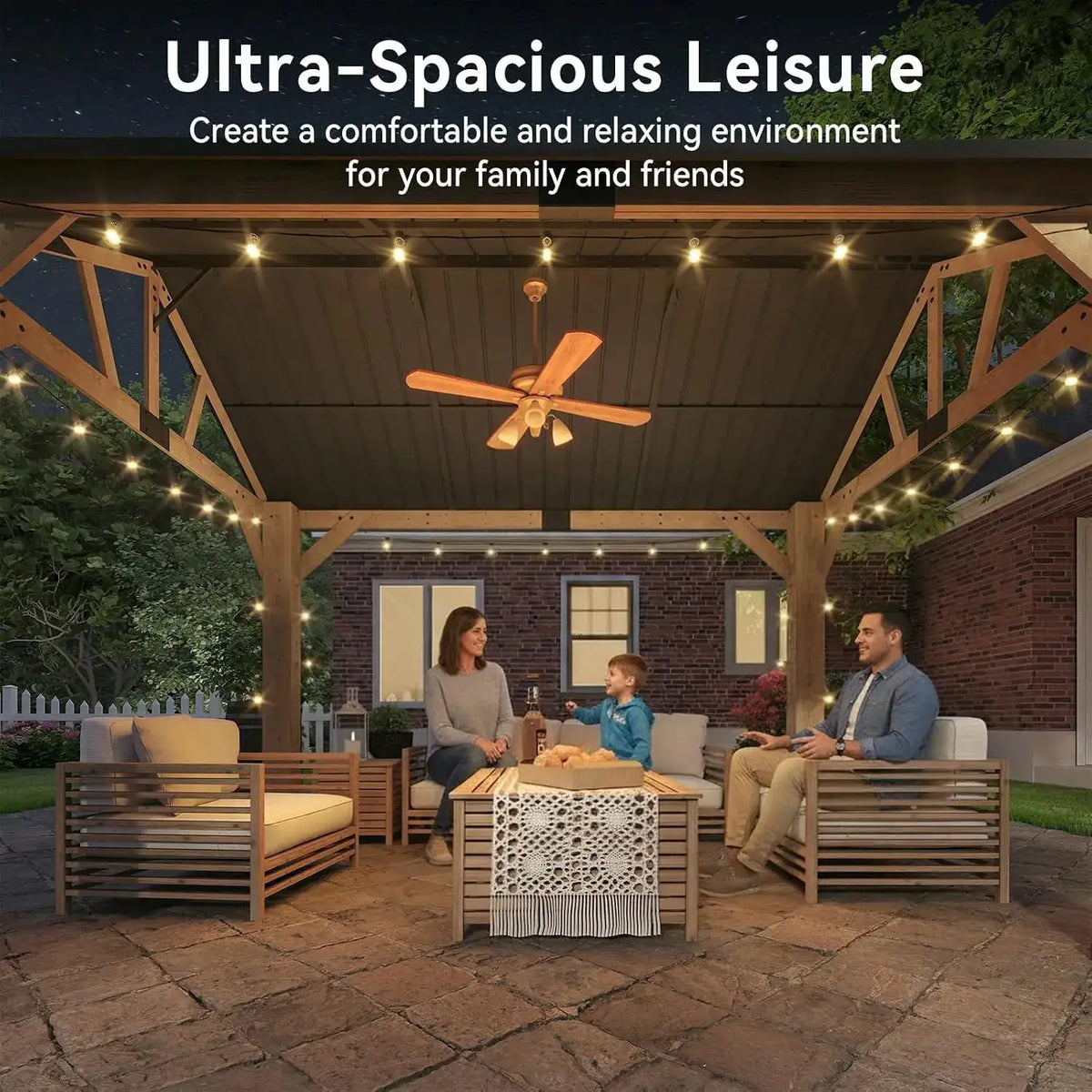 Nordivale 12x10ft Outdoor Gazebo