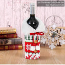 Wine Bottle Covers for Christmas Decor