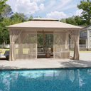 Breathable Canvas Outdoor Gazebo