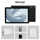BUFO A10PRO 10.1 Inch A523 Octa Core Tablet 14GB(3+11G) RAM 64GB ROM Android 14 1280*800 HD LCD Screen 5000mAh Battery Detachable Speaker Dock Face Unlock Widevine L1 TF Card Up to 1TB Tablet PC