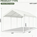 Heavy Duty Steel Carport Canopy