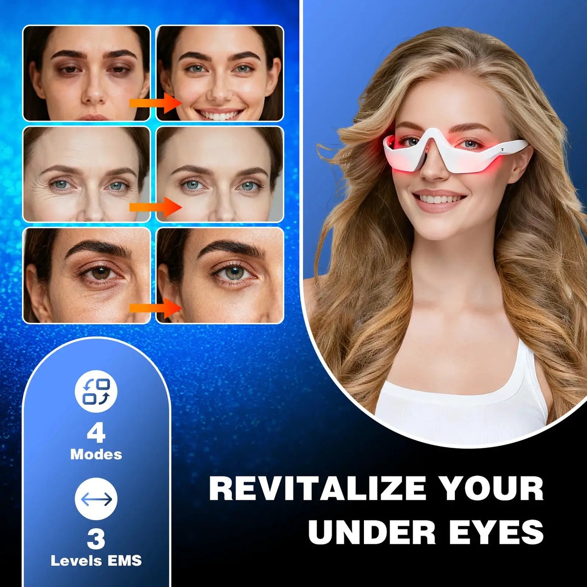 Eye Massager Red Light EMS Eye Massager Dark Circles Eye — product view 5