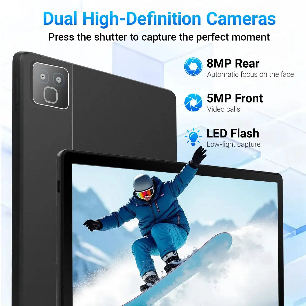 New K6Pro 11" IPS Display Tablet PC A333 5‑Core Processor 32(3+29)GB Virtual Expanded RAM 256GB Storage 7800‑mAh Android16‑GO WiFi6 BT5.4 Widevine L1 HD Streaming Tablet