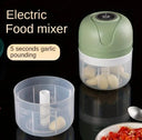 Mini Electric Food Processor 3 Blades USB Rechargeable 250ml