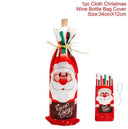 Wine Bottle Covers for Christmas Decor