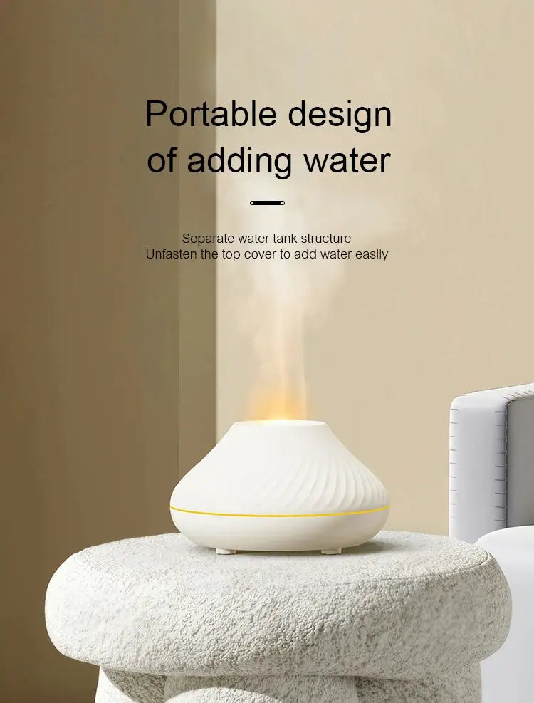 Kinscoter USB Essential Oil Diffuser With Flame Light — product view 13
