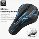 Thick Silicone Bike Saddle Cover Memory Cotton Pad