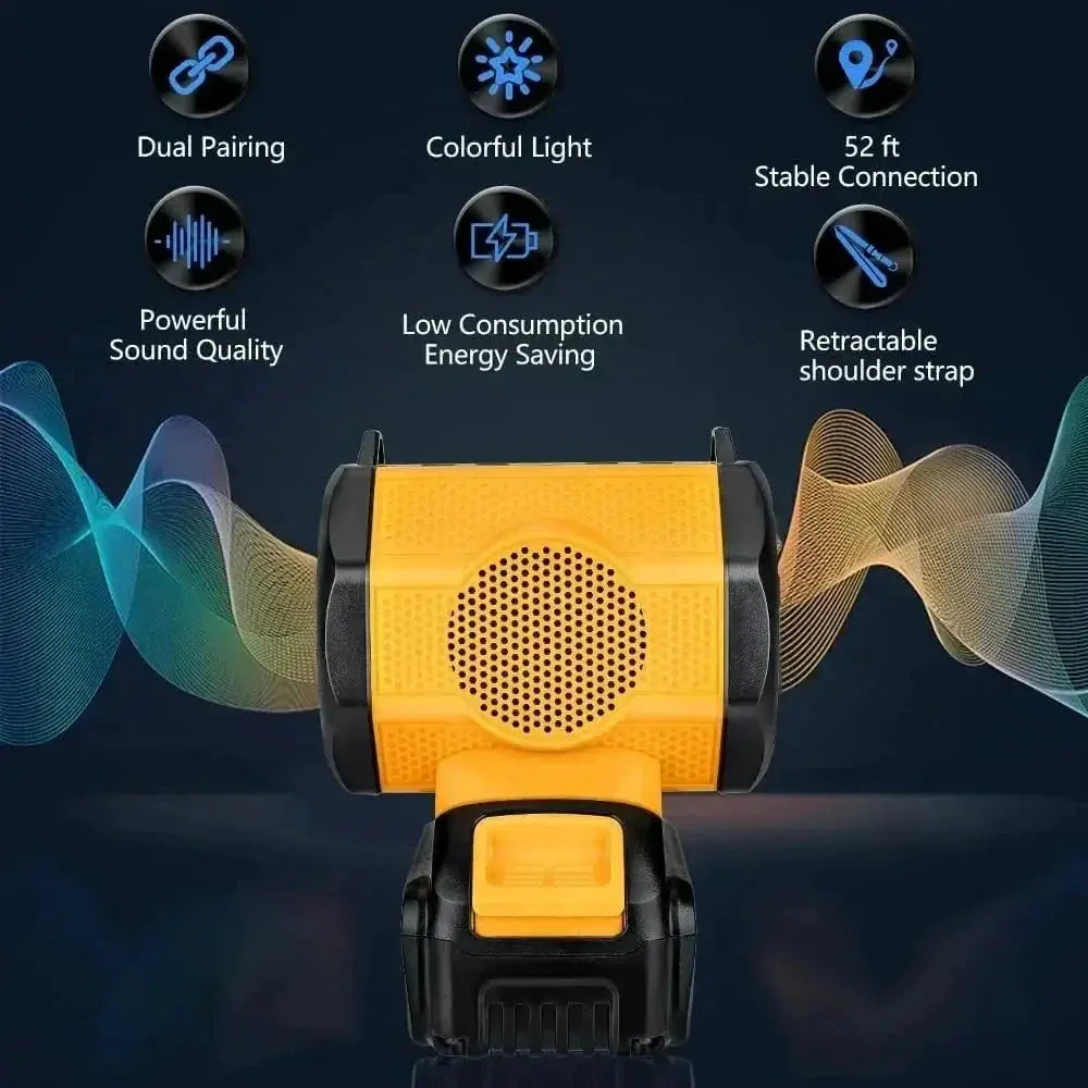 Battery Powered Bluetooth Speaker Outdoor Portable