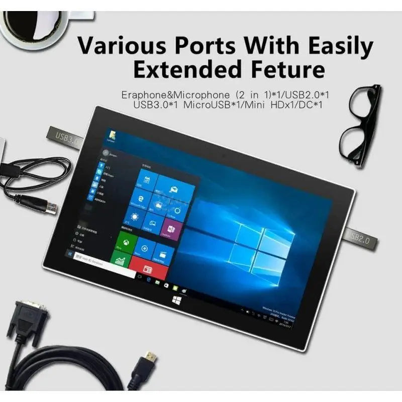 Glavey Pad 5SE 10.6 Inch Windows Tablet PC 4GB RAM Plus