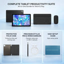 BUFO K6L 10.95 Inch Android 16 Tablet Bundle 30GB(3+27) RAM 128GB ROM A333 5-Core Processor 1280*800 IPS Screen 7800mAh Battery 5MP+8MP Camera Expandable 1TB TF With Keyboard Case Stylus Mouse Earphone Full Productivity Suite