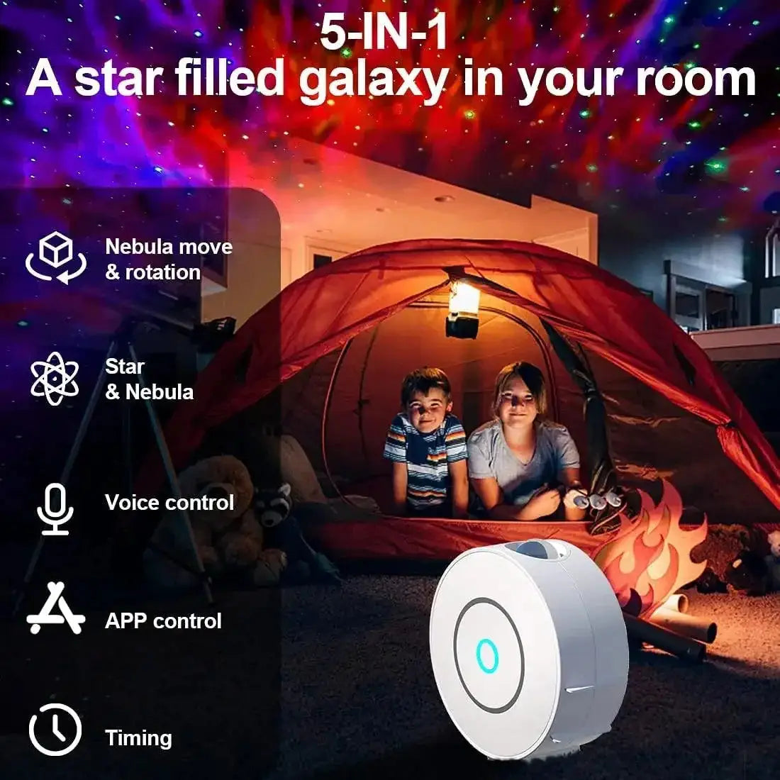 Galaxy Projector Light Tuya Smart Star Projector Night Light