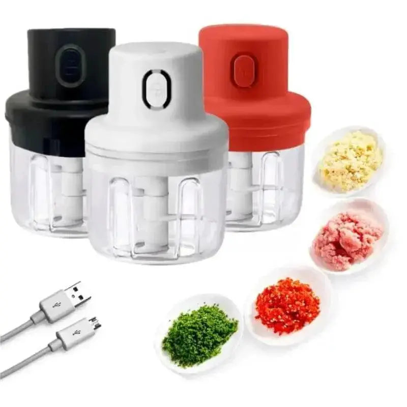 Mini Electric Food Processor 250ml Cordless Shredder