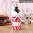 Wine Bottle Covers for Christmas Decor