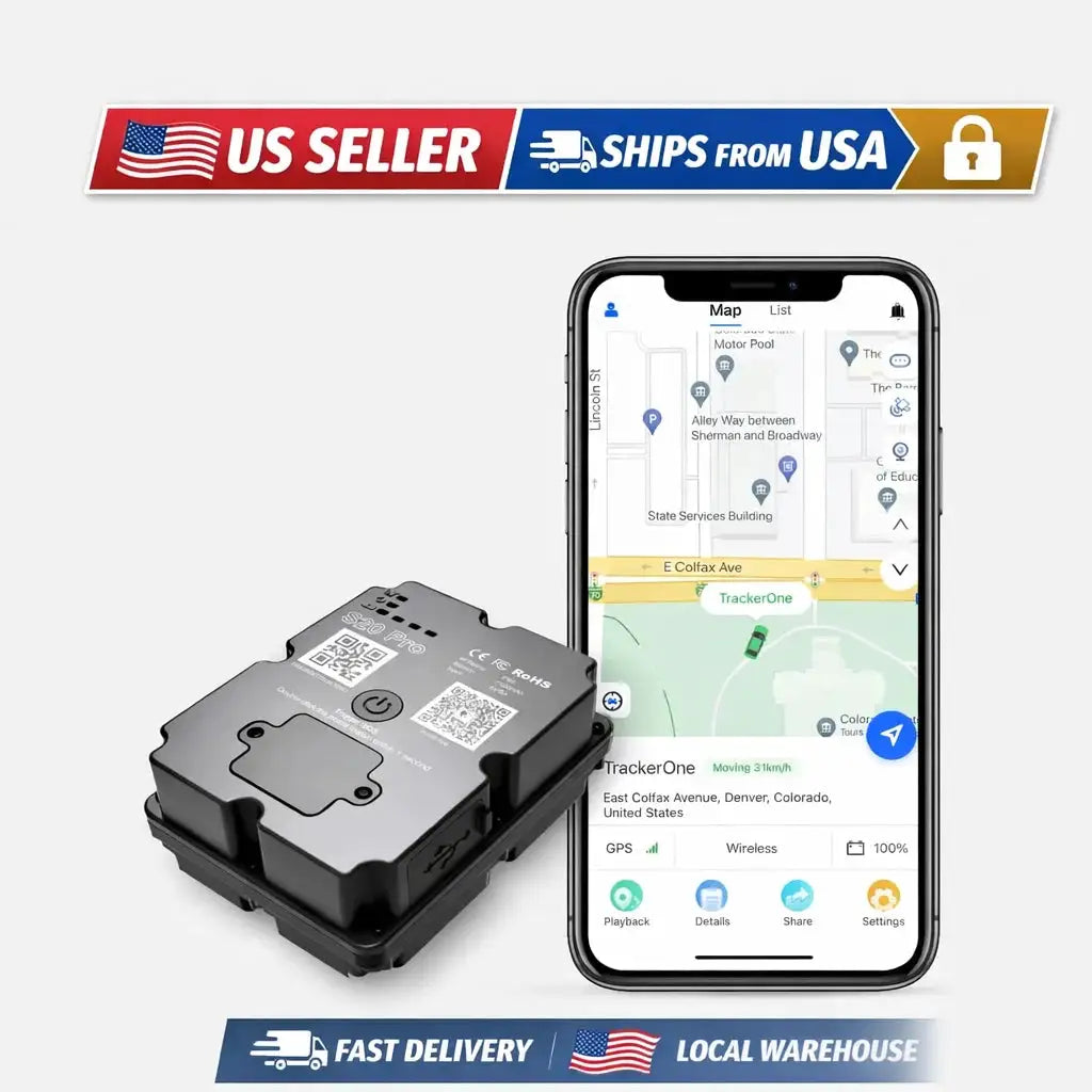 LTE GPS Tracker for Vehicle, US Seller, Magnetic Hidden Car — product view 1