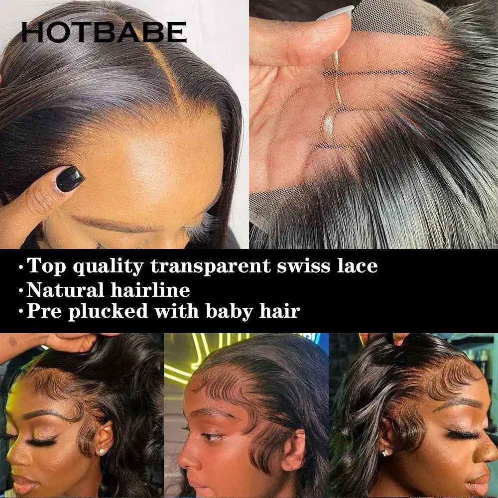 Glueless Full Lace Remy Hair Wigs Straight Brazilian