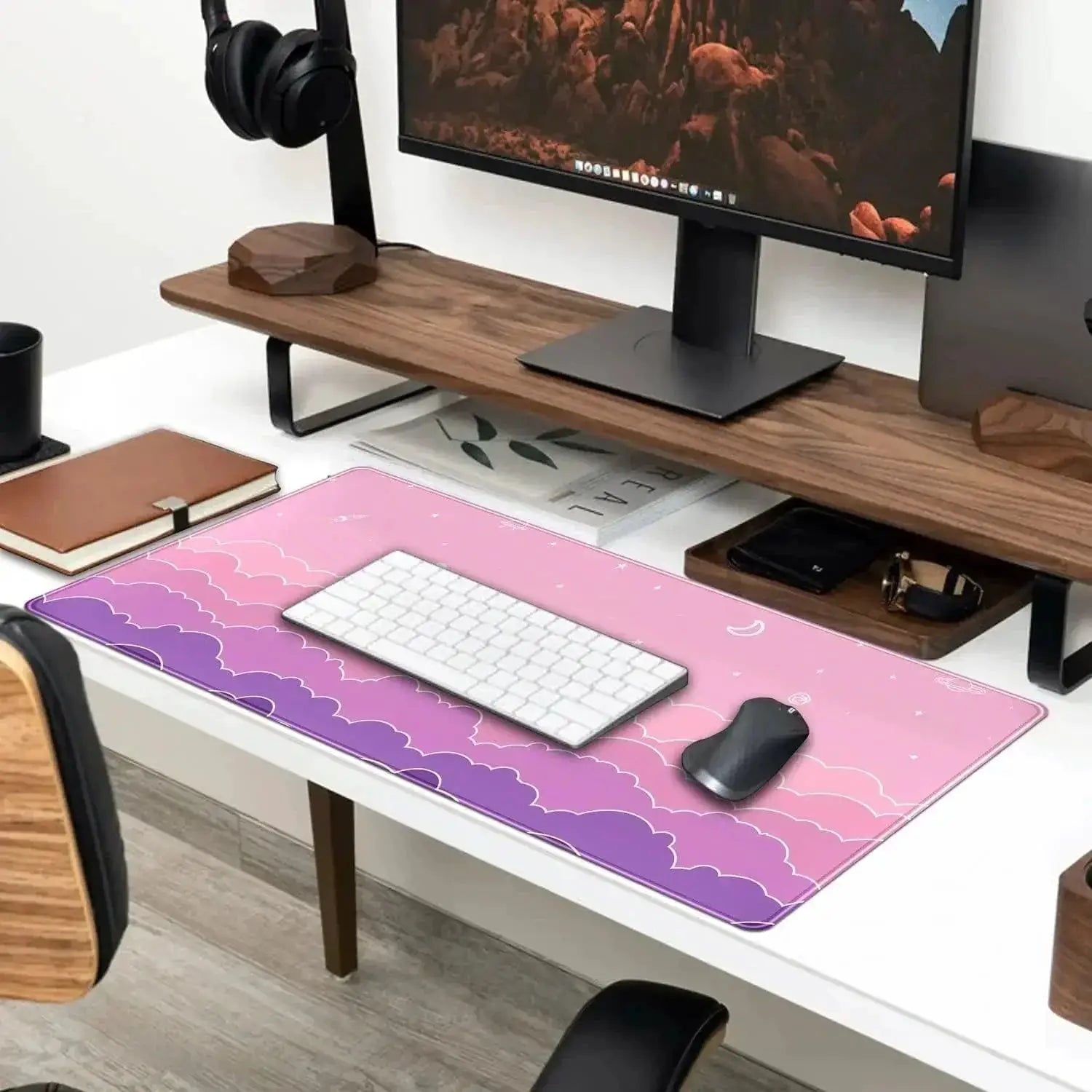 Anime Mouse Pad For Gamers Women Desk Mat Stylish Design