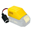 20V to 12V Battery Converter With Cigarette Port For Devices