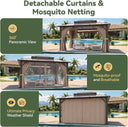 Premium 12x16 Hardtop Metal Gazebo