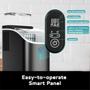 EKOJUCE Countertop Ice Cube Maker, Portable Ice Machine