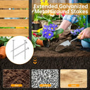 Natural Wood Garden Privacy Screen