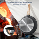 Pieces Non Stick Granite Cookware