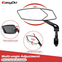 Crystal Clear Cycling Mirror for Enhanced Safety Ride