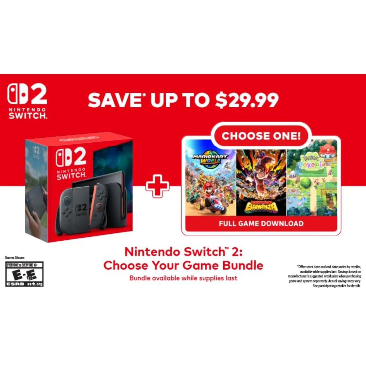 Switch Choose Your Game Bundle