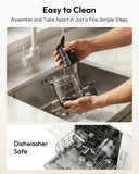 EKOJUCE Slow Masticating Cold Press Juicer, Large Feed Chute
