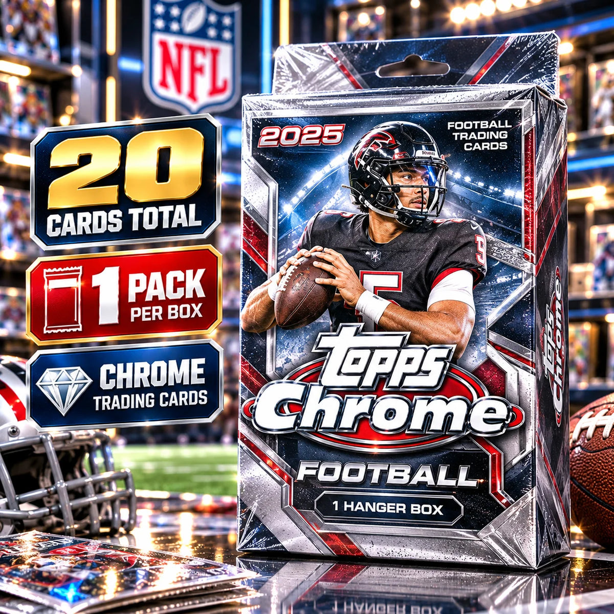 Cards Topps Chrome Football Hanger