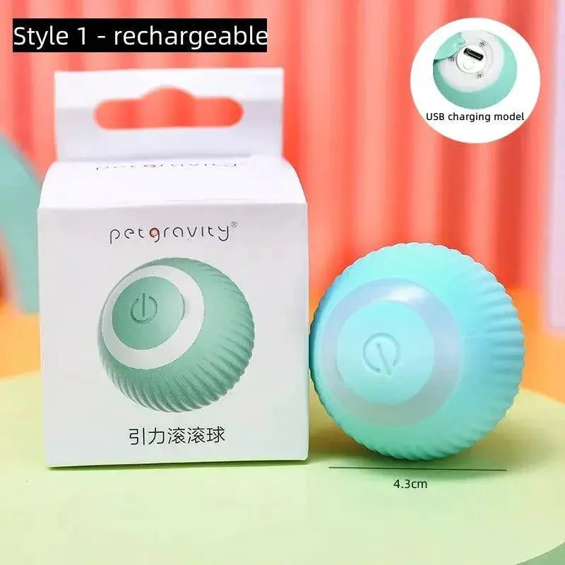 Electric Smart Cat Ball Toy For Interactive Kitten Fun
