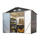 Lockable Galvanized Steel Shed