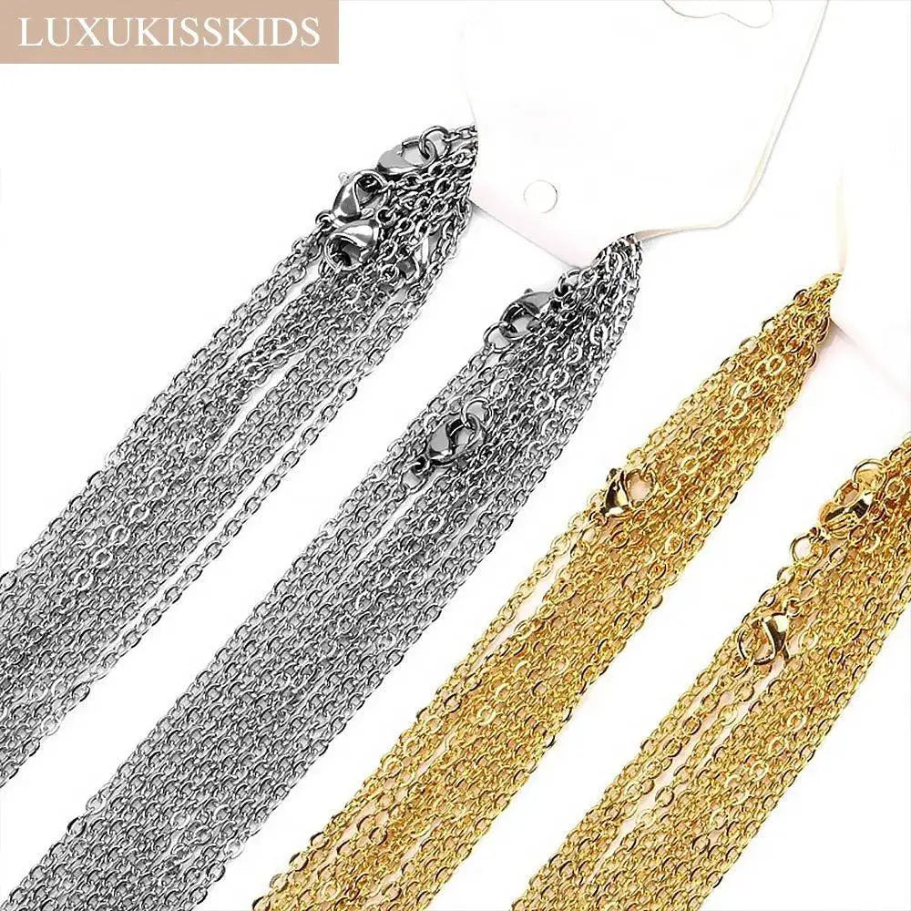 Stainless Steel Chain Necklace Kit for DIY Jewelry Artists